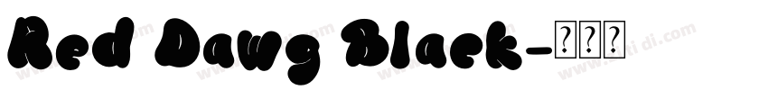 Red Dawg Black字体转换